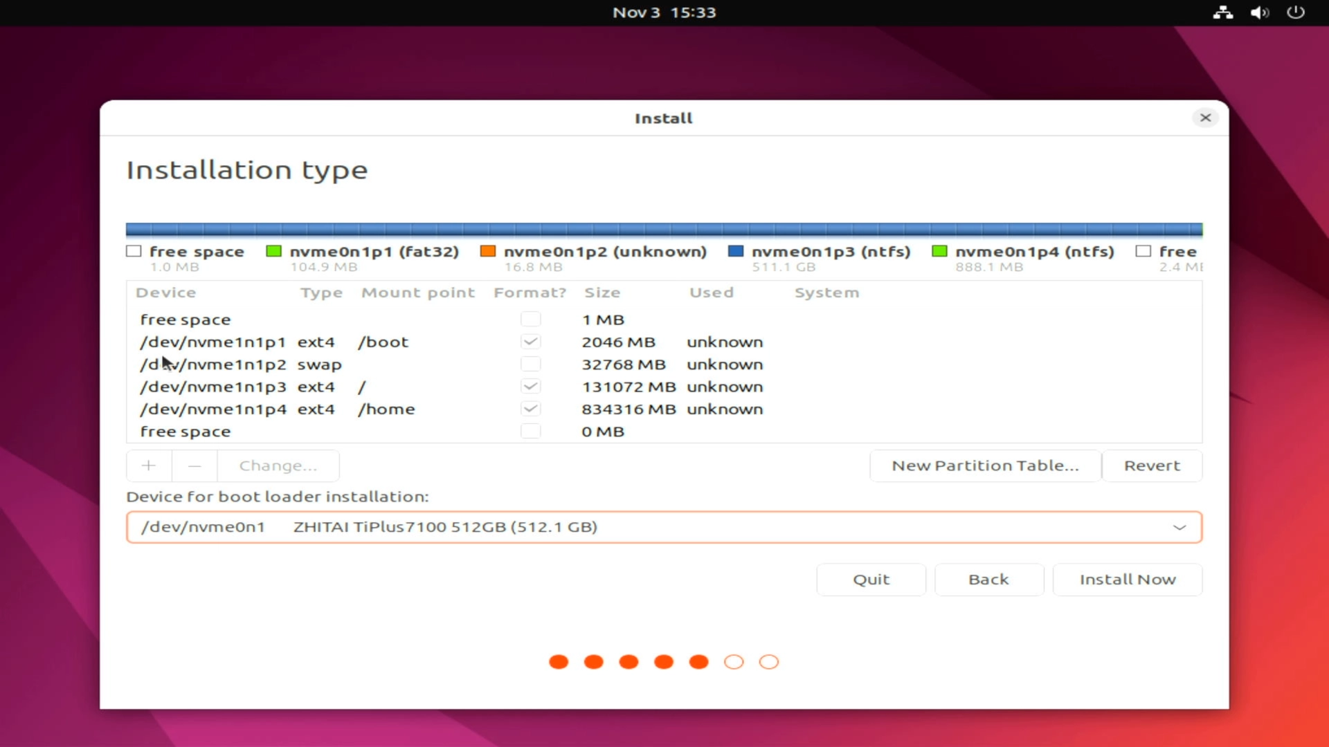 install-ubuntu-partition